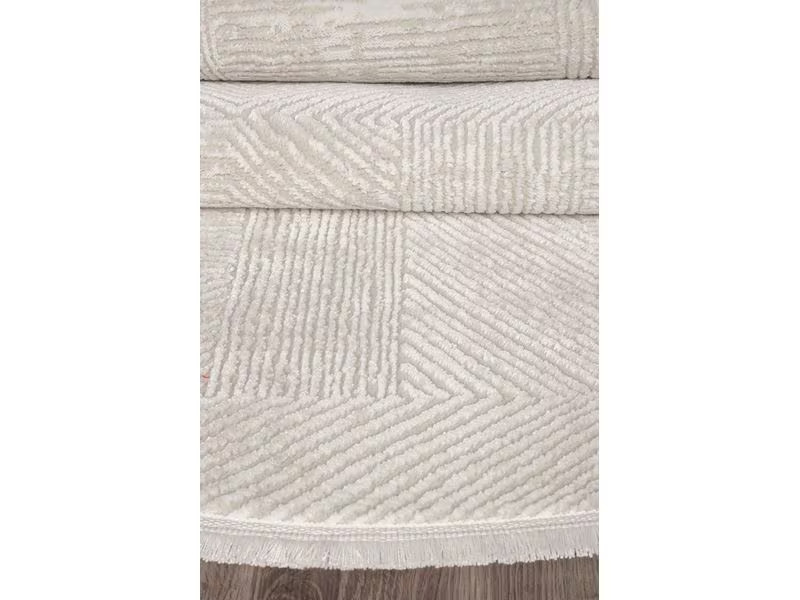 Conceptum Hypnose Teppich Leo 2969 Ø 160 cm, Beige