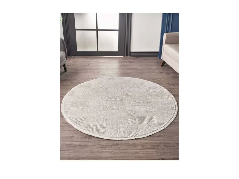 Conceptum Hypnose Teppich Leo 2969 Ø 160 cm, Beige