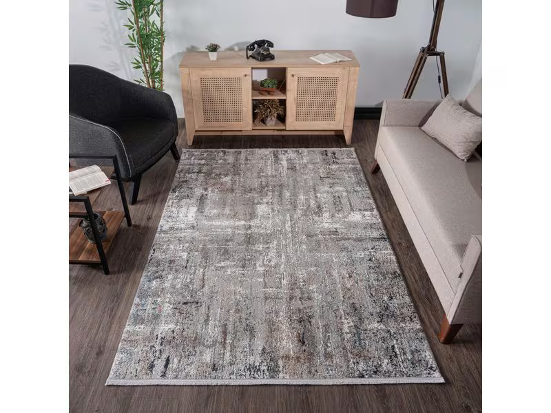 Conceptum Hypnose Teppich Leo 0076 160 cm x 230 cm, Grau
