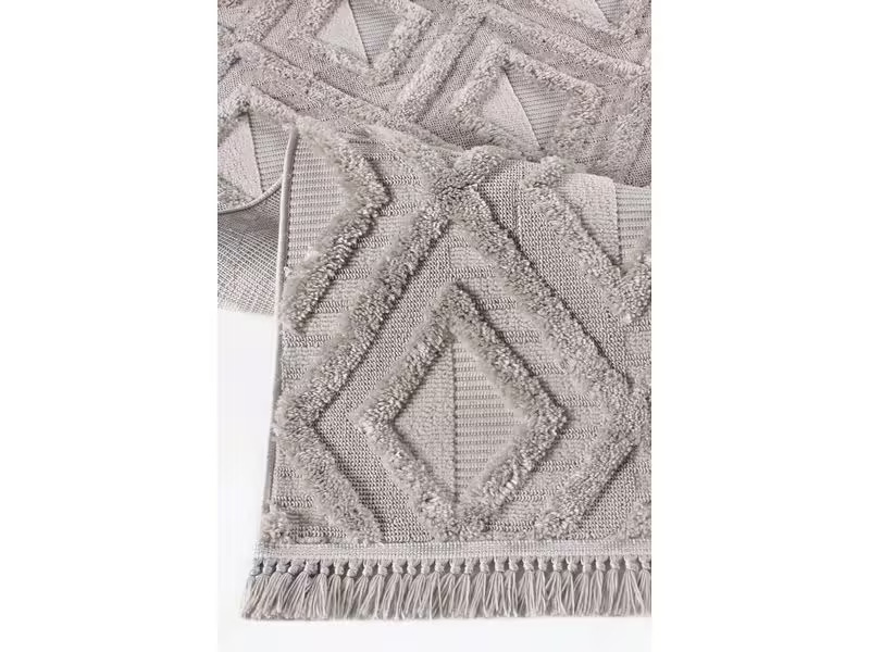 Conceptum Hypnose Teppich Bukle 6657 120 cm x 180 cm, Grau