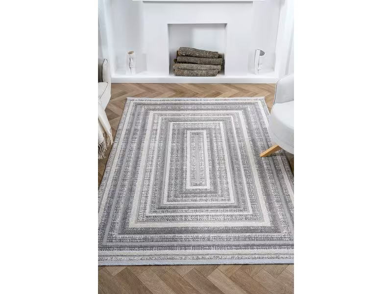 Conceptum Hypnose Teppich Value 9904 80 cm x 150 cm, Grau