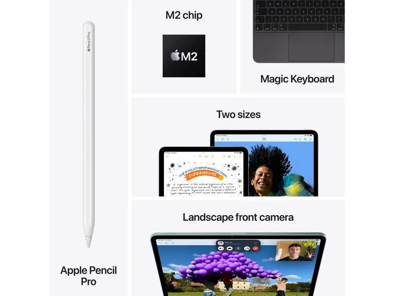 Apple iPad Air 11 M2 WiFi  2024 512 GB Blau