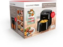 GOURMETmaxx Heissluft-Fritteuse Digital Schwarz