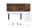 VASAGLE Wandregal Ledge, 60 cm, Holz