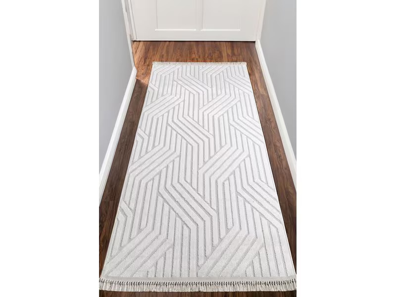 Conceptum Hypnose Teppich Sosa 9001 80 cm x 200 cm, Weiss