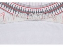Foutastic Strandtuch Circle Muster, Rot; Weiss