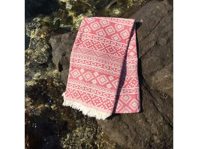 Foutastic Strandtuch Cicim Rot