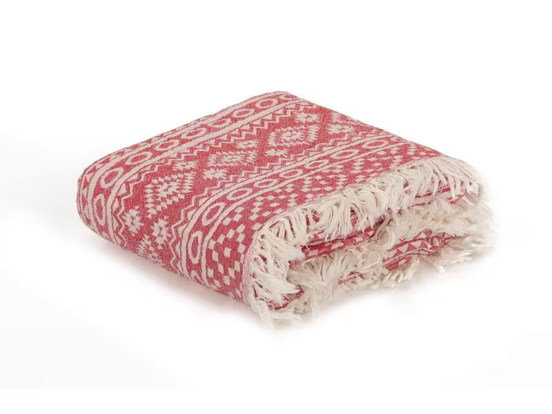 Foutastic Strandtuch Cicim Rot