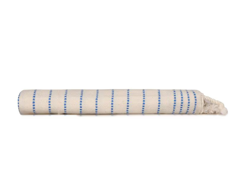 Foutastic Strandtuch Capri Blau; Weiss