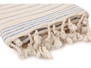 Foutastic Strandtuch Capri Blau; Weiss