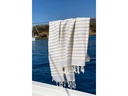 Foutastic Strandtuch Capri Blau; Weiss