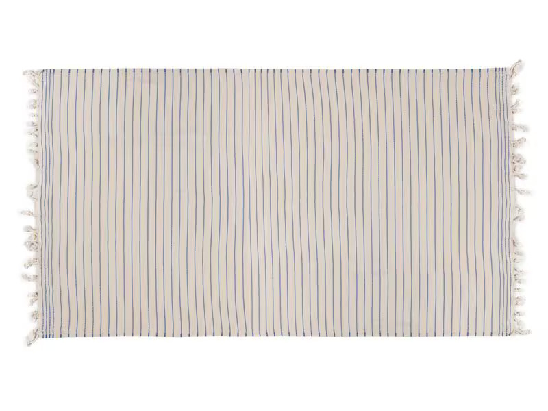 Foutastic Strandtuch Capri Blau; Weiss