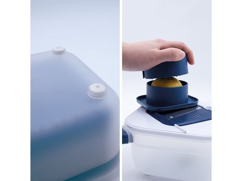 Livington Everclean Küchenreibe Chop It Basic Blau