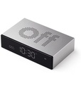 Lexon Digitalwecker Flip Premium Dunkelgrau