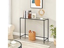 VASAGLE Konsolentisch 100 x 35 x 80 cm, Schwarz