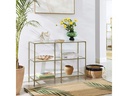 VASAGLE Konsolentisch 100 x 30 x 73 cm, Gold