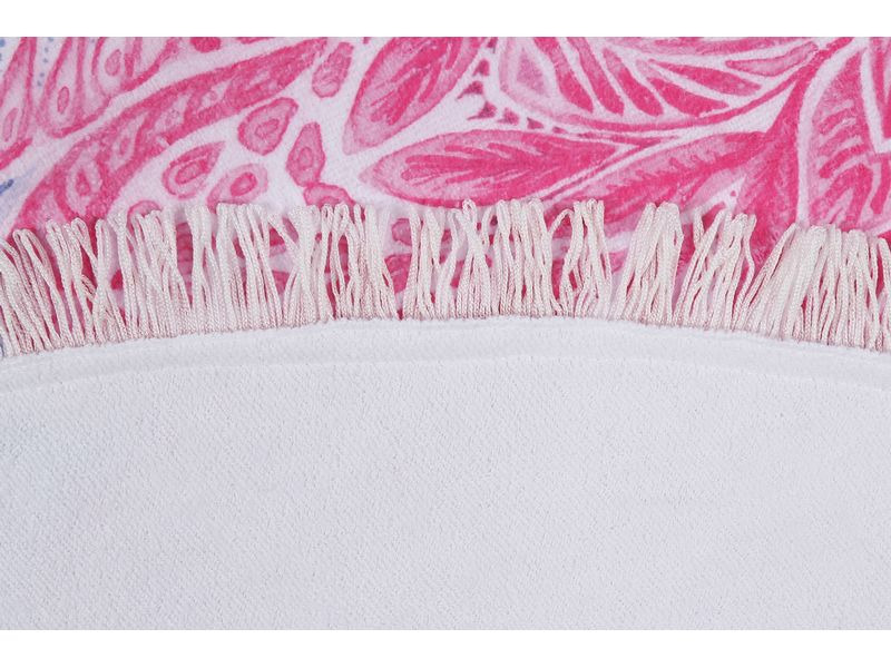 Foutastic Strandtuch Circle Muster, Blau; Rosa