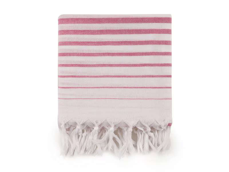Foutastic Strandtuch Golge Pink; Weiss