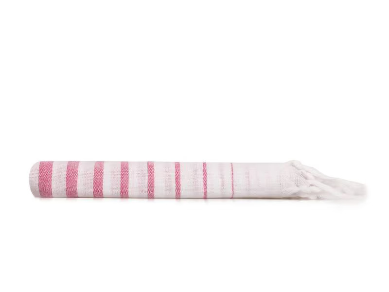 Foutastic Strandtuch Golge Pink; Weiss