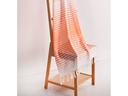 Foutastic Strandtuch Golge Orange; Weiss