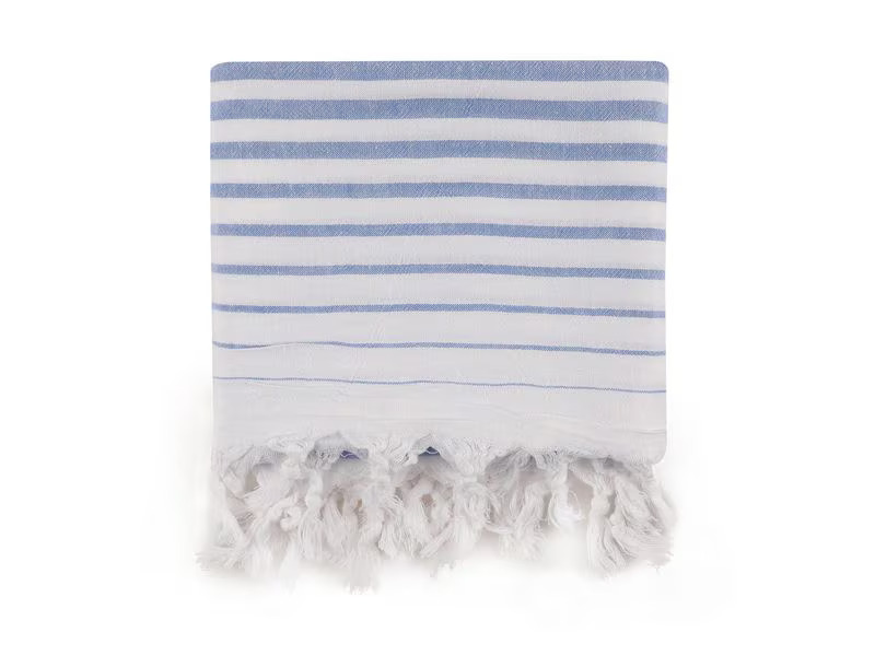 Foutastic Strandtuch Golge Blau; Weiss