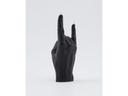 Mandatus Kerze You Rock Candle Hand, Schwarz