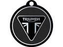 Nostalgic Art Schlüsselanhänger Triumph Ø 4 cm, Schwarz