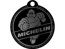 Nostalgic Art Schlüsselanhänger Michelin Ø 4 cm, Blau/Gelb