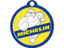 Nostalgic Art Schlüsselanhänger Michelin Ø 4 cm, Blau/Gelb