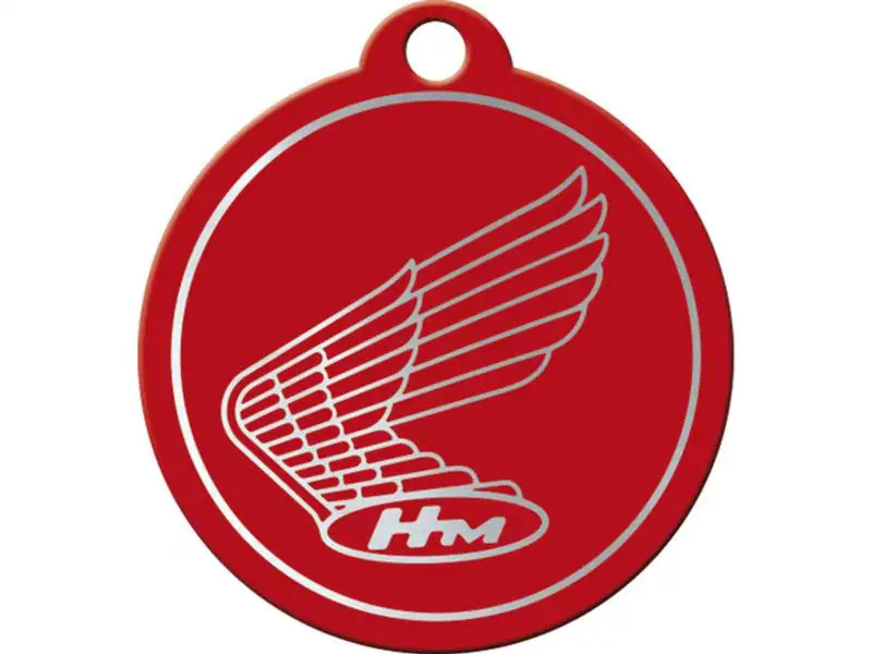 Nostalgic Art Schlüsselanhänger Honda Ø 4 cm, Rot