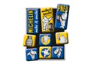 Nostalgic Art Magnet-Set Michelin 1 Stück, Blau/Gelb
