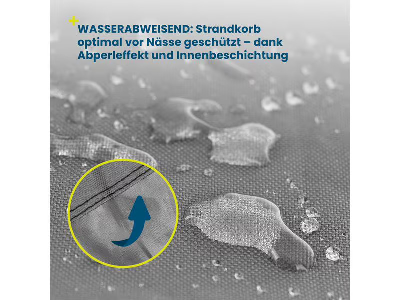Hoberg Strandkorbabdeckung gross, 140 x 100 x 165 cm, grau