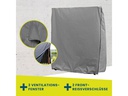 Hoberg Strandkorbabdeckung gross, 140 x 100 x 165 cm, grau