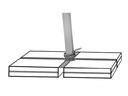 Suncomfort by Glatz Sonnenschirm Varioflex Solar LED, 300 x 300 cm, Light Grey