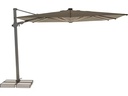 Suncomfort by Glatz Sonnenschirm Varioflex Solar LED, 300 x 300 cm, Hellgrau