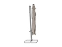 Suncomfort by Glatz Sonnenschirm Varioflex Solar LED, 300 x 300 cm, Hellgrau
