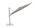 Suncomfort by Glatz Sonnenschirm Varioflex Solar LED, 300 x 300 cm, Hellgrau