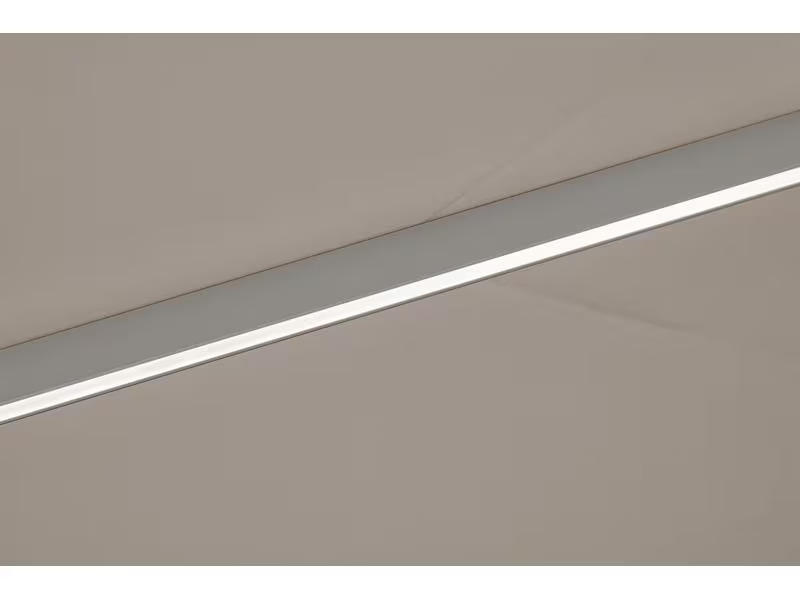 Suncomfort by Glatz Sonnenschirm Varioflex Solar LED, 300 x 300 cm, Hellgrau