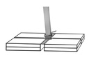 Suncomfort by Glatz Sonnenschirm Varioflex Solar LED, 300 x 300 cm, Hellgrau