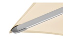 Suncomfort by Glatz Sonnenschirm Varioflex Solar LED, 300 x 300 cm, Hellbeige