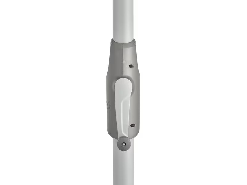 Suncomfort by Glatz Sonnenschirm Slide Ø 250 cm, Light Grey
