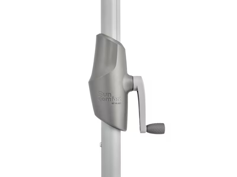 Suncomfort by Glatz Sonnenschirm Slide Ø 250 cm, Light Grey