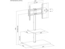 PureMounts Standfuss PM-TVS-21 Weiss