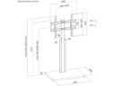 PureMounts Standfuss PM-TVS-10 Schwarz
