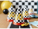 Partydeco Partyhüte Auto 16 cm, 6 Stück