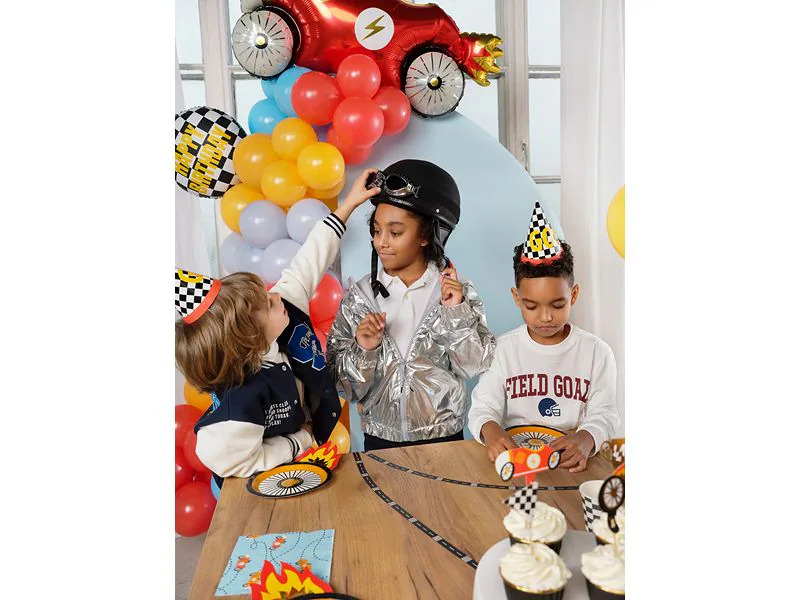 Partydeco Papierservietten Auto Gold, 33 x 33 cm, 12 Stück