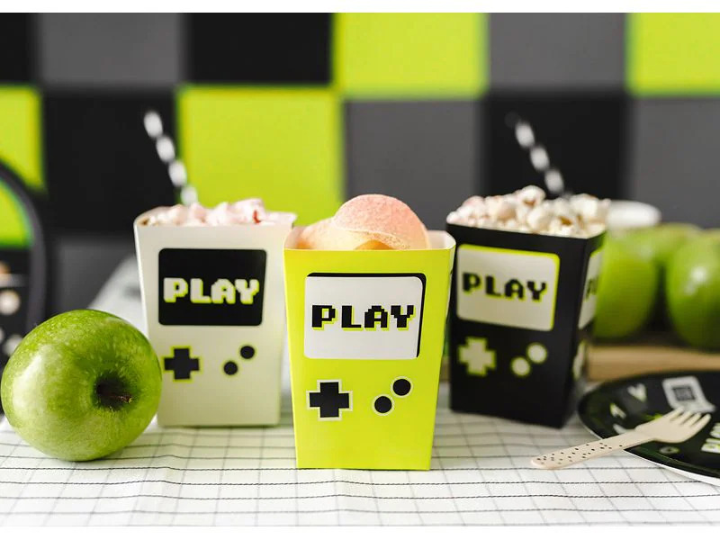 Partydeco Fingerfood-Schale Game 7 x 7 x 12 cm, 6 Stück