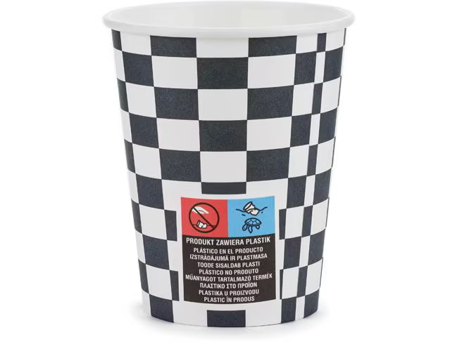 Partydeco Einwegbecher Auto 220 ml, 6 Stück