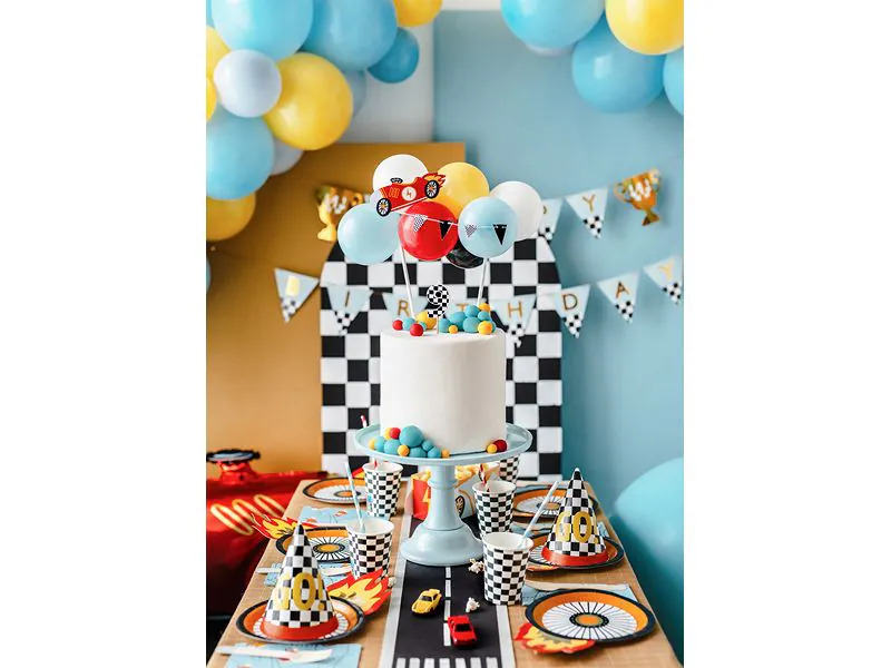 Partydeco Einwegbecher Auto 220 ml, 6 Stück