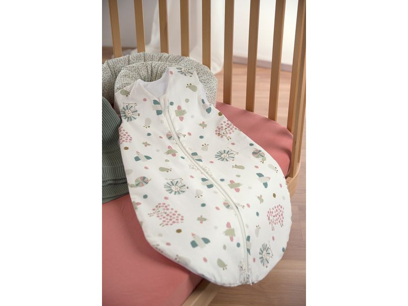 Odenwälder Baby-Winterschlafsack wattiert Wildlife Green Gr. 90